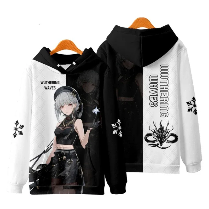 Game Wuthering Waves Cosplay Hoodies 3D Phrolova Print Men Women Anime Sweatshirt Autumn/Winter Hoodie Casual Y2k Tracksuit Coat — image 1