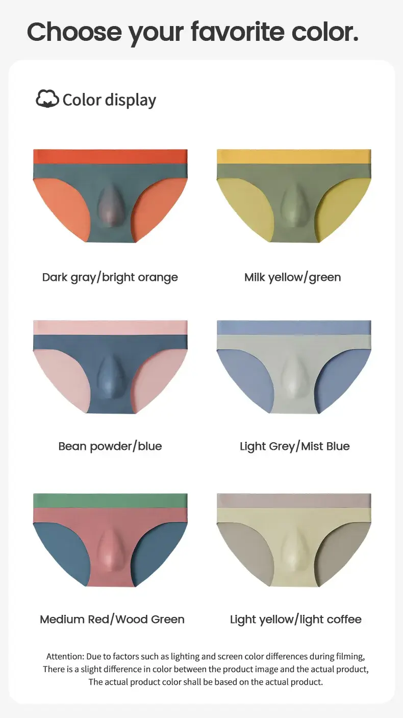 Men's ice silk seamless underwear 3D punch mold triangular underpants summer thin bottom pants Men's sports shorts