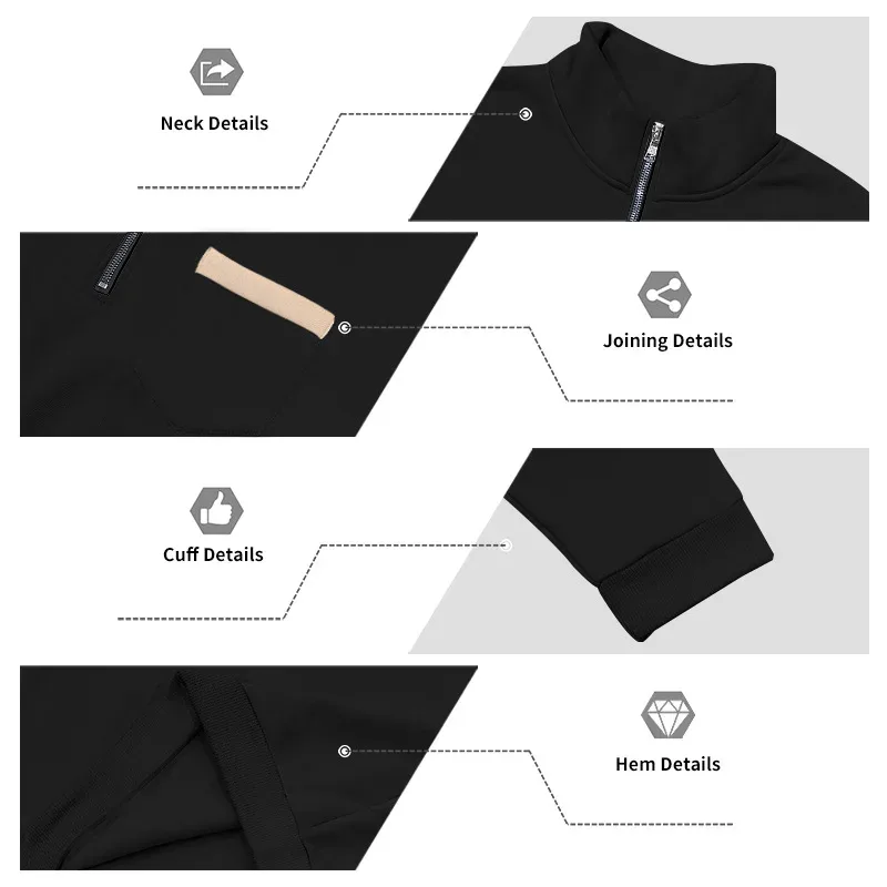 Homens 2026 outono inverno item quente velo forrado gola solta vintage moletom casual commuter moda masculina outerwear diário — image 29