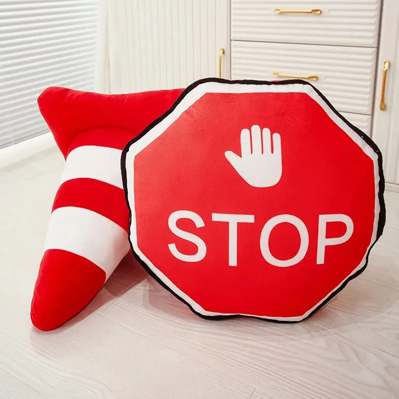 Σειρά φαναριού 40 εκατοστών Μαξιλάρι Stop Traffic Light Roadblock Tire Creative βελούδινα παιχνίδια Κατάλληλα για δώρα για παιδιά στο σπίτι Δώρα για αγόρια