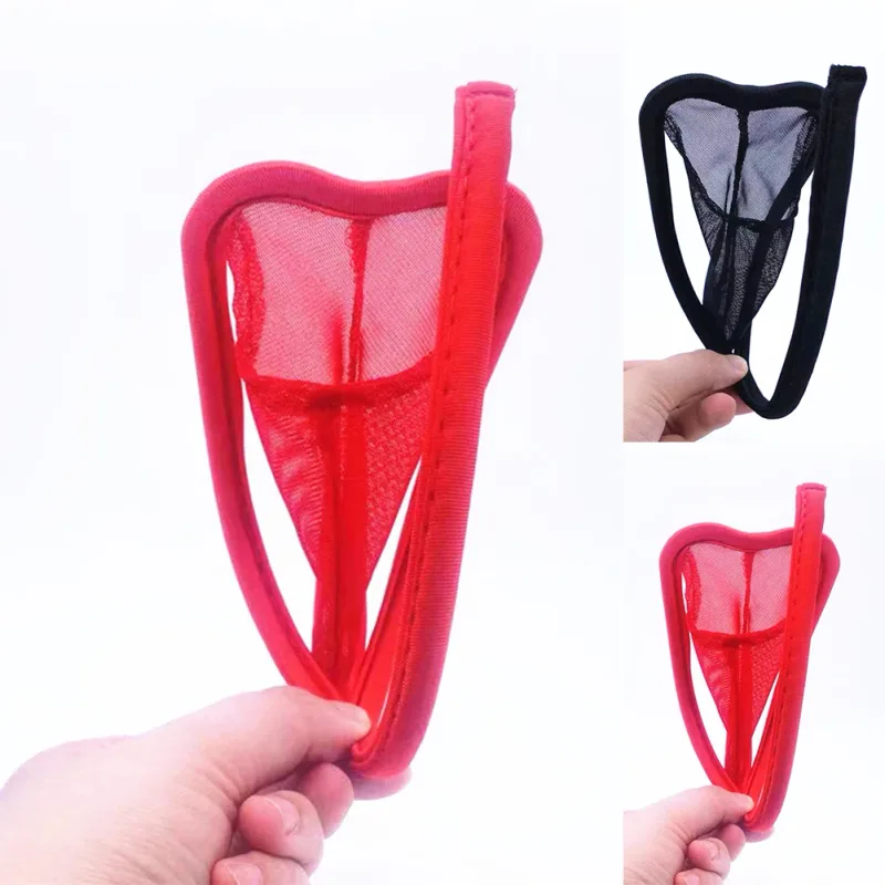 Comfy Fashion Mens Brief C-String Solid Thong Underpants Underwear Bikini Briefs Bulge Pouch Comfortable Lingerie — image 5