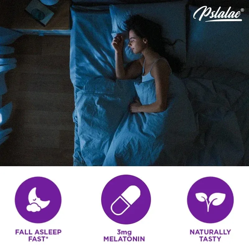 Melatonin & L-Theanine Capsules Contains 3 Mg Sleep Support Helps Calm Mind and Mind for Better Longer Sleep Non-GMO — image 4