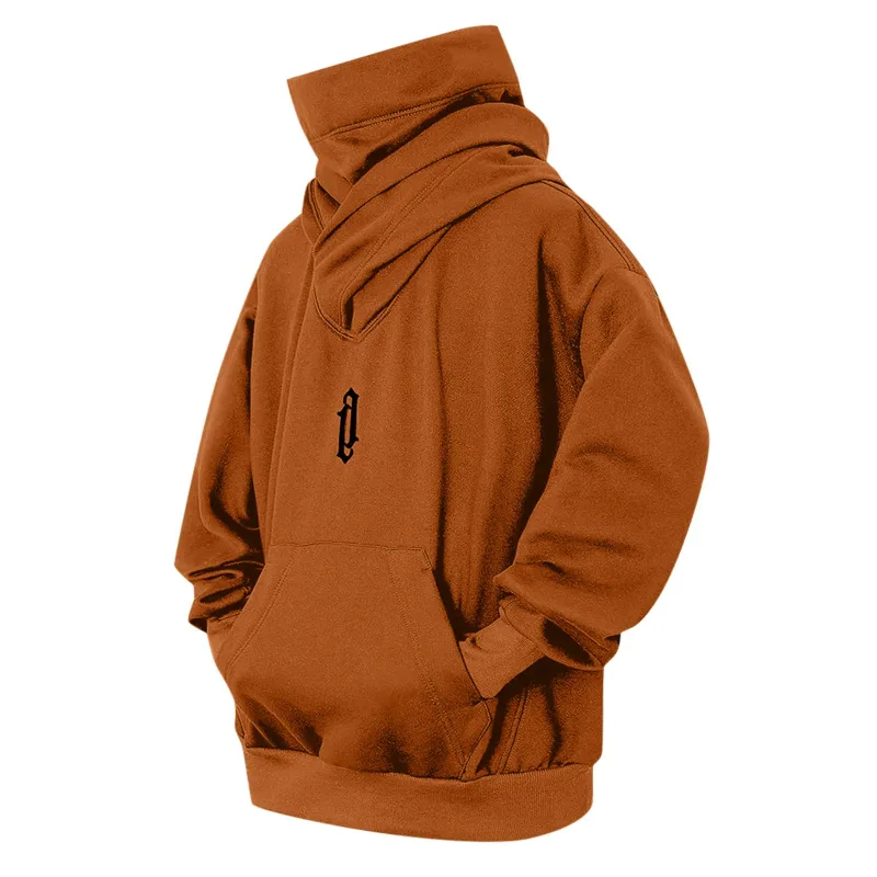 Moletom de gola alta bordado oversized y2k masculino feminino com capuz japonês ninja hoodies outono hip hop velo bolso streetwear — image 12
