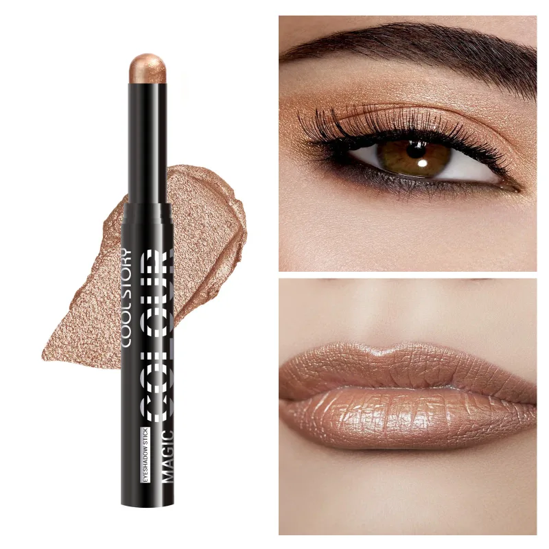 2 σε 1 Eyeshadow Lipstick Stick Pencil Waterproof Glitter Brighten Matte Eye Shadow Makeup Pigment Eyeshadow Pen — image 28