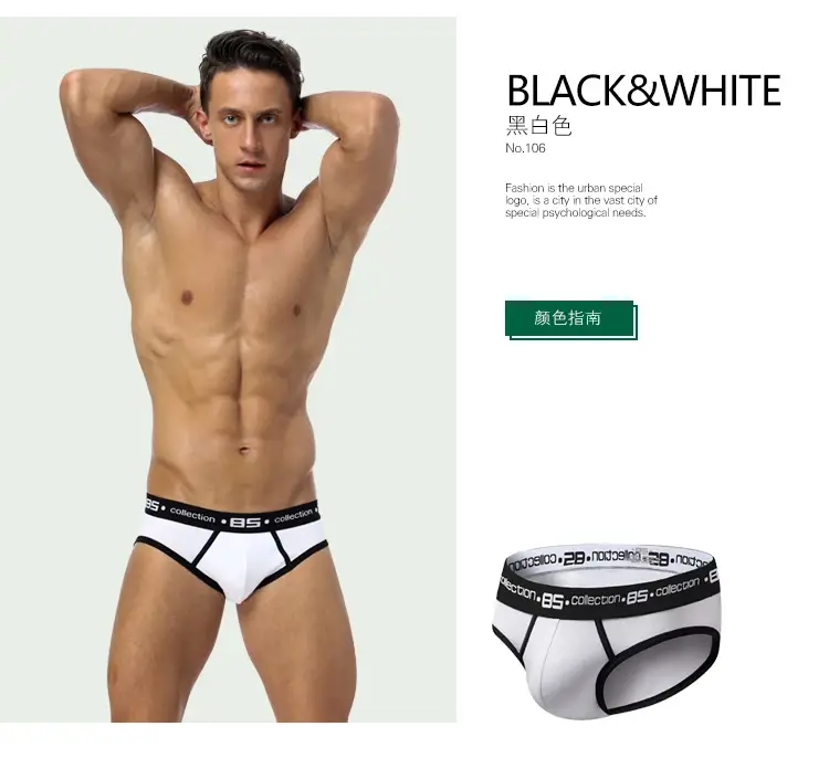 0850 cuecas masculinas sexy, cuecas de algodão confortáveis e respiráveis, atacado, cuecas masculinas — image 6