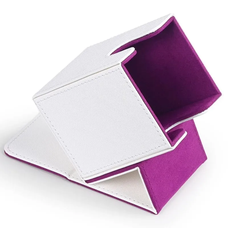 Card Deck Box Θήκη για κάρτες Χωράει 100+ κάρτες με μανίκια PU Δερμάτινο κουτί αποθήκευσης καρτών για κάρτες συναλλαγών παιχνιδιών TCG. — image 5