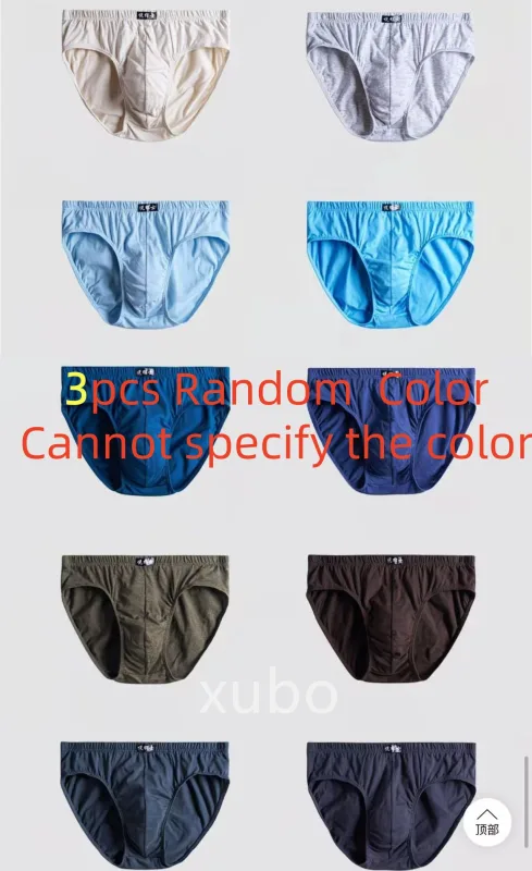 Cotton Men's Briefs Underwear - Male Knickers Panties Pant Shorts 2025 Sexy 5XL 6XL Sizes - 2/3/4/5Pcs/Lot — image 11