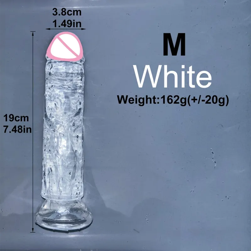 Olcsó 5 színű kis átlátszó vibrátor tapadókorong Jelly Dick női erotikus anális szex játékok Puha klitori hüvelyi maszturbátorok pénisz — image 9