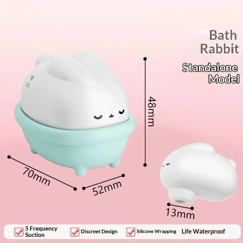 Vibrating Egg Massager Cute Rabbit Pussy Clit Sucking Vibrator G-spot Clitoral Stimulator USB Rechargeable Adult Sex Toy