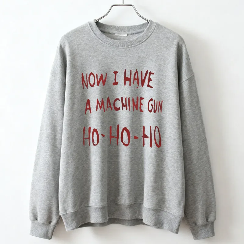 Nu har jag ett maskingevär Die Hard Mclane Naktomi Plaza Unisex Jumper Sweater Herr Dam Nyhet i Tröjor & Sweatshirts Pullover