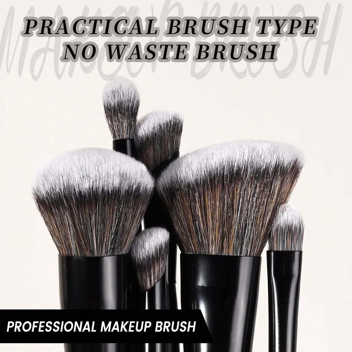 7pcs Professional Dual-ended Makeup Brushes Soft Dense Hair for Foundation Powder Blush Eyeshadow Makeup Accessories Gift