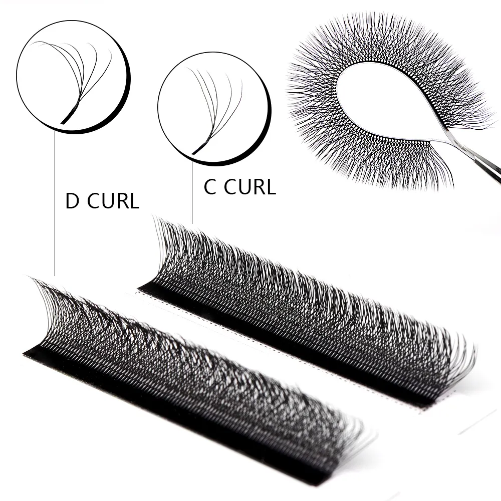 Befer Cilios YY/3D/4D/5D/6D W Shaped Fake Eyelashes Extension Technologic Fiber High Quality Soft Natural Professional Wholesale — image 3
