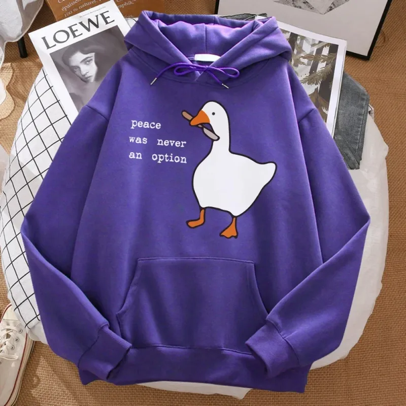 Peace Was Never An Option Printed Sweatshirt Men Street Oversize Autumn Hooded Hipster Soft Hoodies Hip Hop Warm Sportswears — image 7