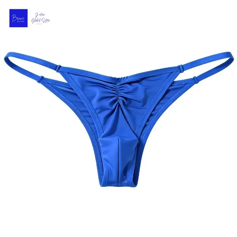 Cueca tanga de seda gelo masculina, tamanho americano, sexy, cintura baixa, fio dental, respirável, sem costura, costas em t, roupa íntima esportiva, tamanho grande — image 11