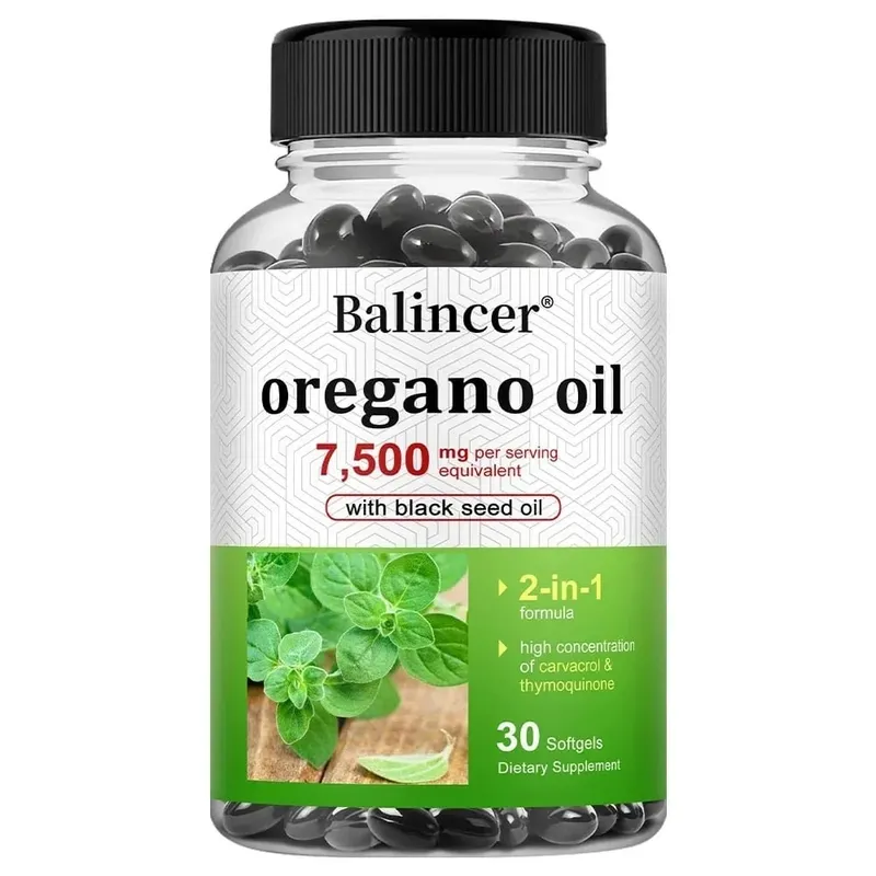 Oregánó olaj 7 500 mg feketemag olajjal – magas karvakroltartalom támogatja az emésztőrendszert, a csont-ideg izomzatát és az immunrendszer egészségét