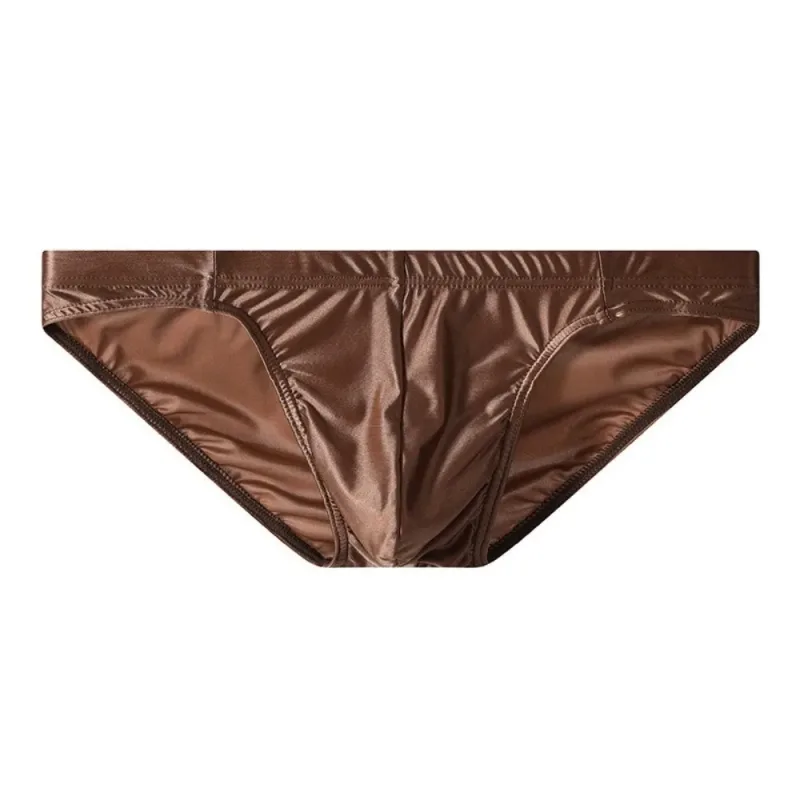Breathable Low Waist Men Thin Panties Male Lingerie Underpants Men's Underwear Simple Ice Cool Briefs Summer — image 2