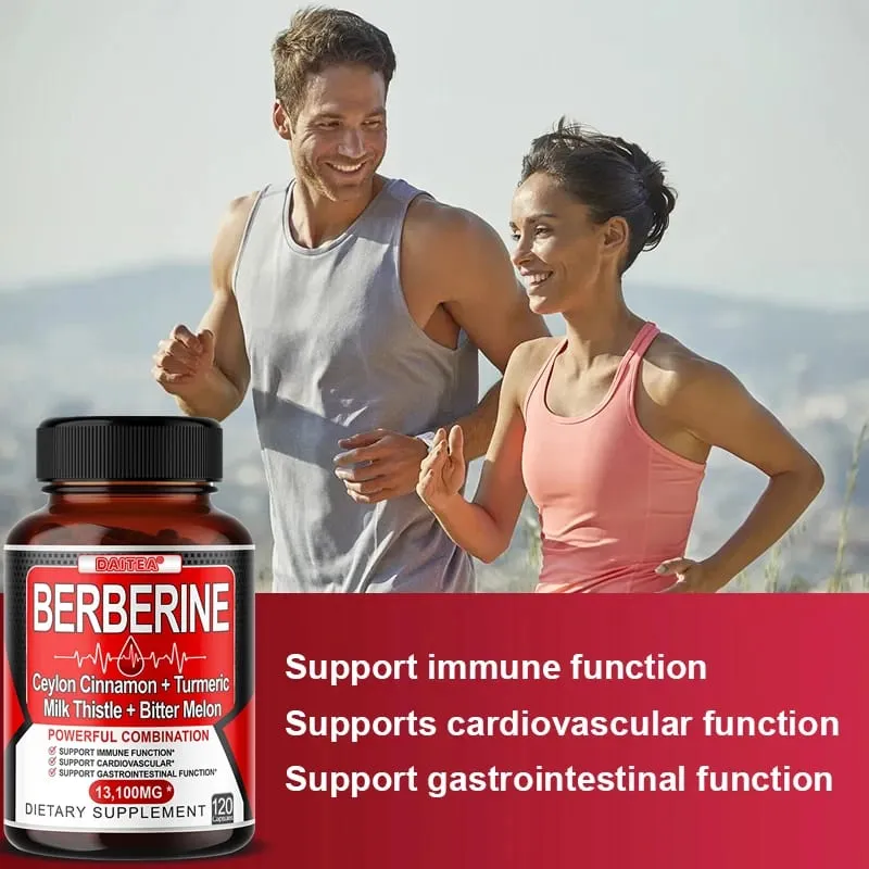 Berberine and Ceylon Cinnamon Capsules-Good for Cardiovascular and Digestive Health Strengthens The Immune System Anti-oxidant — image 6