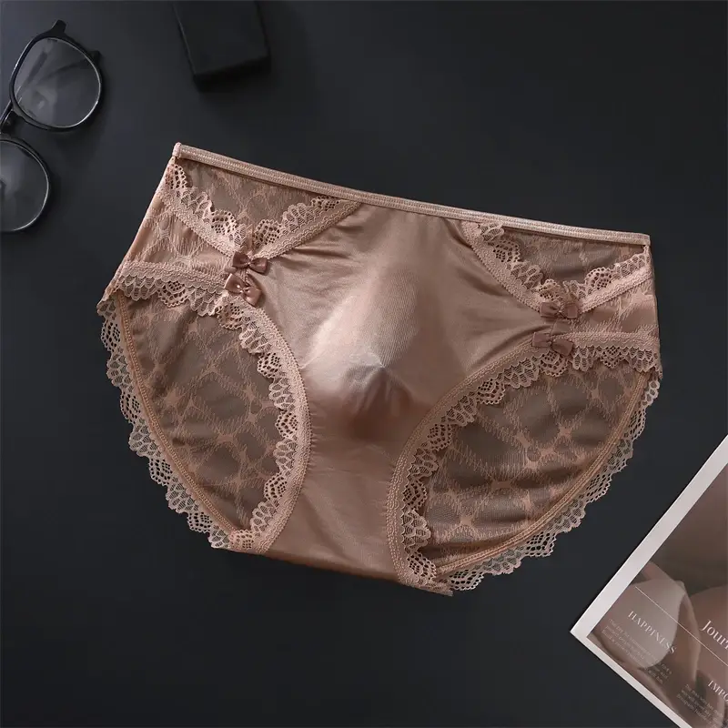 Men's underwear Ice silk tangas japonesa adults 18 plus calzoncillos hombre lace ropa interior hombre 3D convex cuecas masculina — image 5