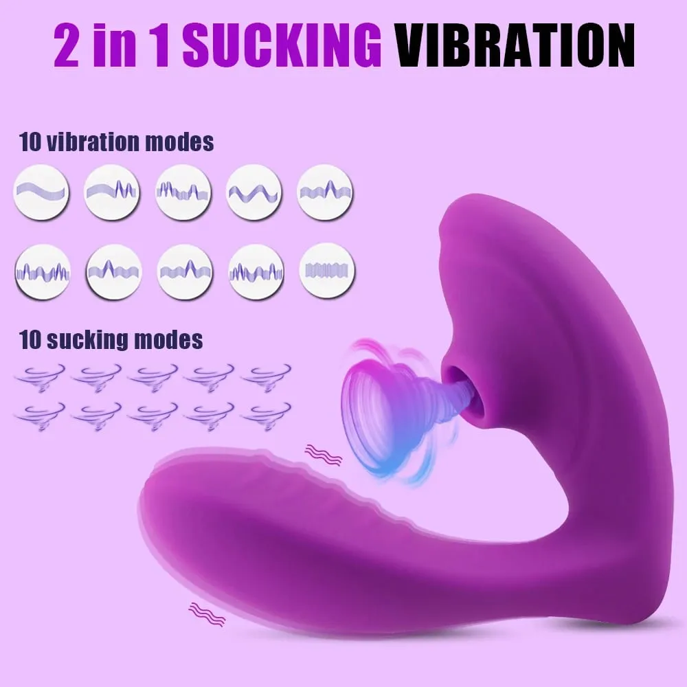 APP Bluetooth Vagina Sucking Vibrator 20 Modes Vibrating Sucker Oral Sex Suction Clitoris Stimulator Ερωτικά παιχνίδια σεξ για γυναίκες — image 2