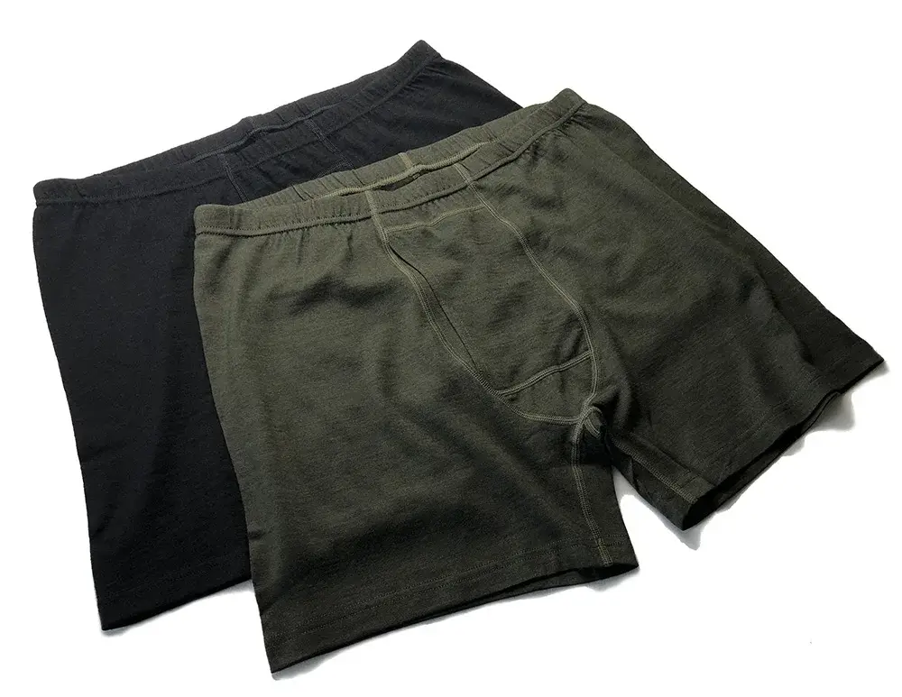 Herr Merinoull Long Drop Boxershorts 100 % Merinoull Herr Underkläder Baslager 240G Herr Sportkalsonger Fitness Andas — image 4