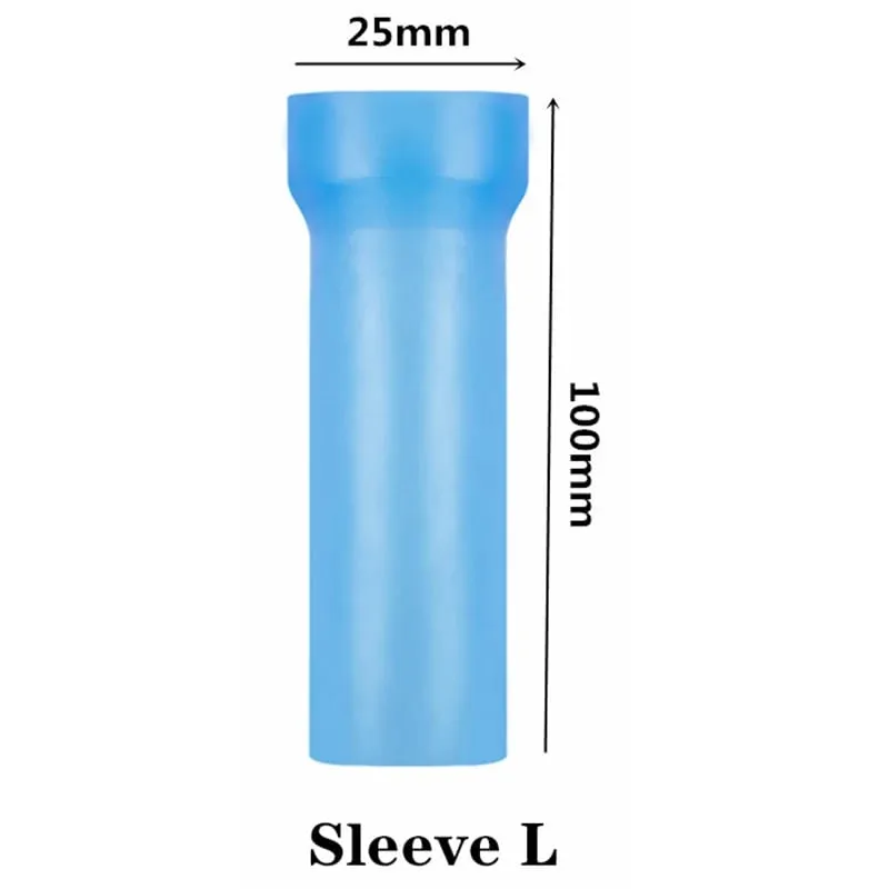 Penis Sleeves Extender Penis Enlargement Sleeve Elastic Glans Cap Silicone Genital Sleeve Stretcher Pump Sex Toys for Men Adults