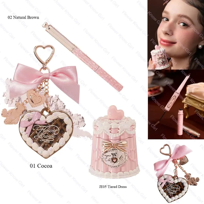 פרח יודע Sweetie Bear שפתון מיני הגדרת אבקת גבות סט עמיד למים עמיד למים כתם — image 3