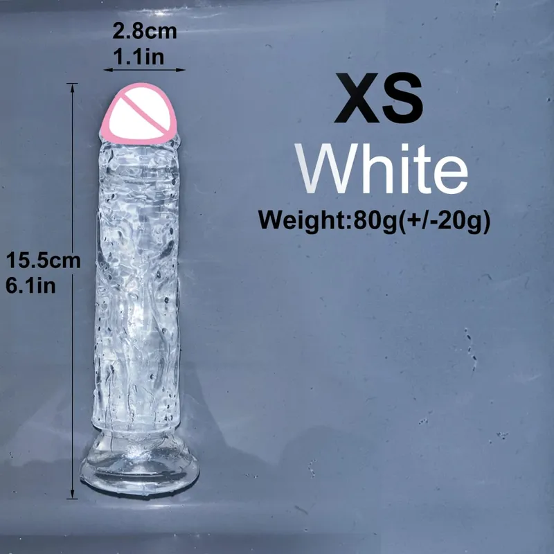 Olcsó 5 színű kis átlátszó vibrátor tapadókorong Jelly Dick női erotikus anális szex játékok Puha klitori hüvelyi maszturbátorok pénisz