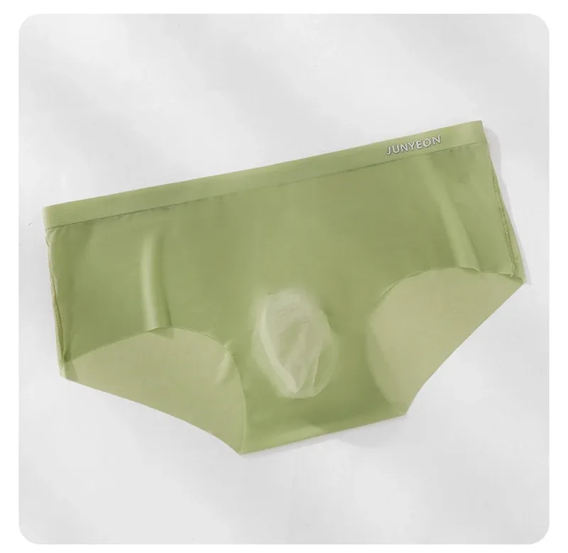 Sexy Men Briefs Undies Summer Seamless 3D Pouch Panties Ultra-thin And Light Breathable Underwear Quick Drying Underpants Slip — image 11