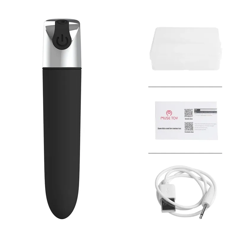 Powerful G Spot Mini Bullet Vibration Vibrator Vagina Clitoris Stimulator Dildo Rechargeable Masturbator Adult Sex Toy for Women — image 8