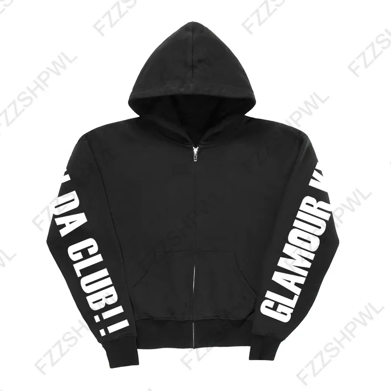 Y2k retro estética unissex moletom com capuz solto casual moda chique impressão básica esportes moletom grunge punk hip hop gótico streetwear — image 5