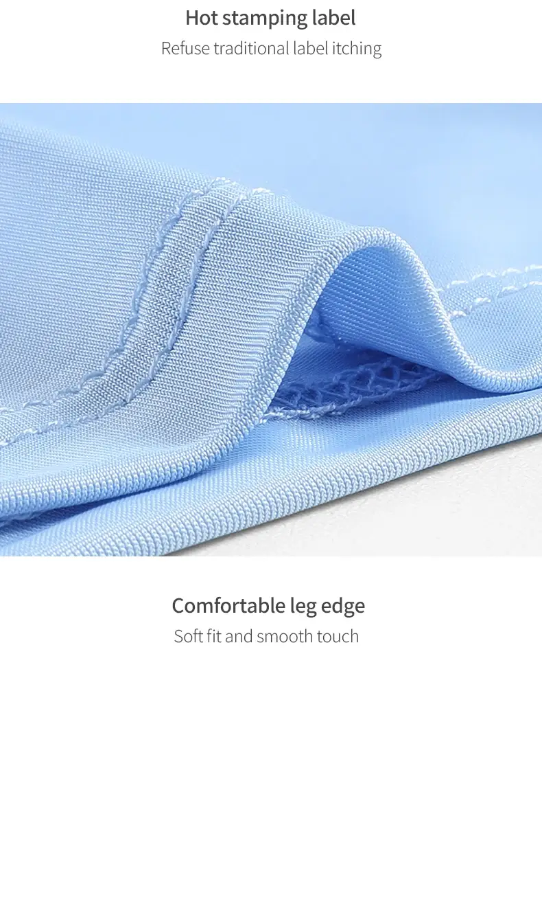 Is Silk Sports Underkläder Herr Sommar Tunna Anti-Slit Ben Löpning Andas Stor storlek Förlängd Anti-Wear Gren Boxer Br — image 12