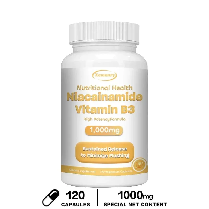 Niacinamide Vitamin B3 Capsules - Supports Skin Brain Function and Heart Health Boosts Energy and Improves The Immune System — image 9