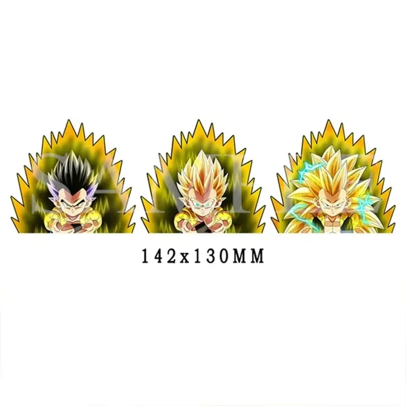 Autocollant lenticulaire 3D Anime Goku Vegeta, décalcomanies imperméables pour voiture, réfrigérateur, planche à roulettes, etc. cadeaux pour enfants — image 16