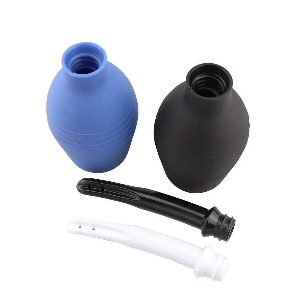 Enema Cleaning Container Vagina Anal Cleaner Douche Bulb Design Medical Rubber Health Hygiene Tool Sex Toys For Woman/Man — image 3