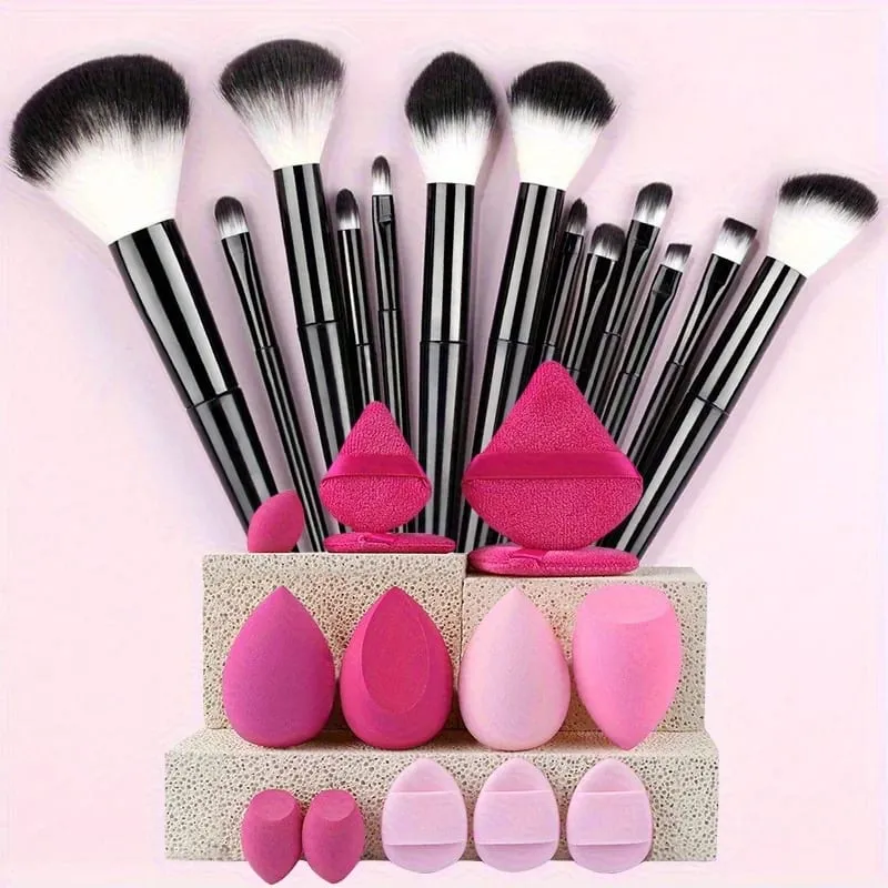 Makeup Brushes 8-29Pcs Makeup Kit Professional Women Cosmetic Soft Powder Brush Eyeshadow Foundation Full Set Travel Beauty Tool — image 20