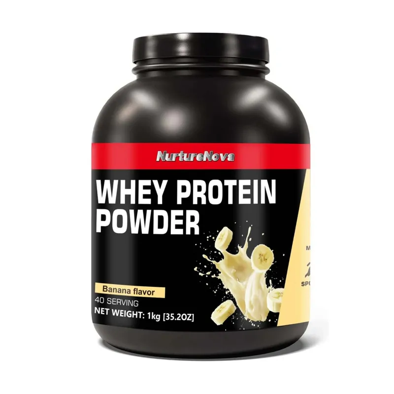 NurtureNova Whey Protein Powder 40 adag fehérje ital keverék felnőtteknek Chocolate Matcha eper ízű napi táplálkozás — image 10