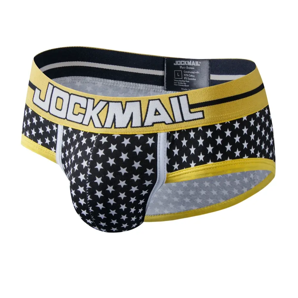 Herr Underkläder Trosor Bomullstryckt Sexiga Herr Boxershorts Slips Cueca Masculina Trosor Calcinha Calzoncillos Hombre Andas — image 21