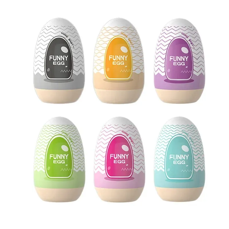 Tojás Hordozható Pénisz Masszírozó Puha Gumi Felnőtt Szex Játékok Férfi Valósághű hüvely zseb Pussy Mini Cups Maszturbátor — image 1
