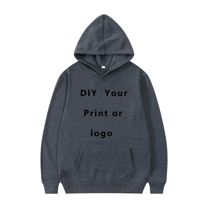 Ihr eigenes Design, Markenlogo/Bild, personalisierbar, personalisierbar, überall, für Männer und Frauen, DIY-Kapuzenpullover, Sweatshirt, lässiger Kapuzenpullover, modisch, neu — image 8