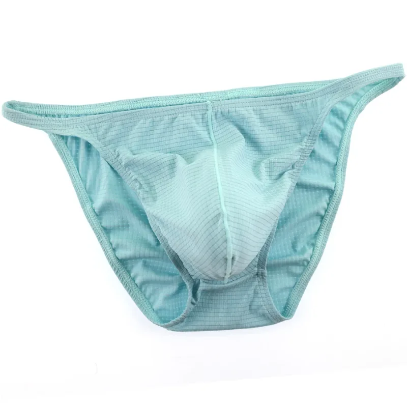 Cuecas de biquíni masculinas, roupa íntima sexy, calcinha gay, confortável, bolsa para pênis, slip hombre, cuecas masculinas, malha de nylon, secagem rápida, ht116 — image 3