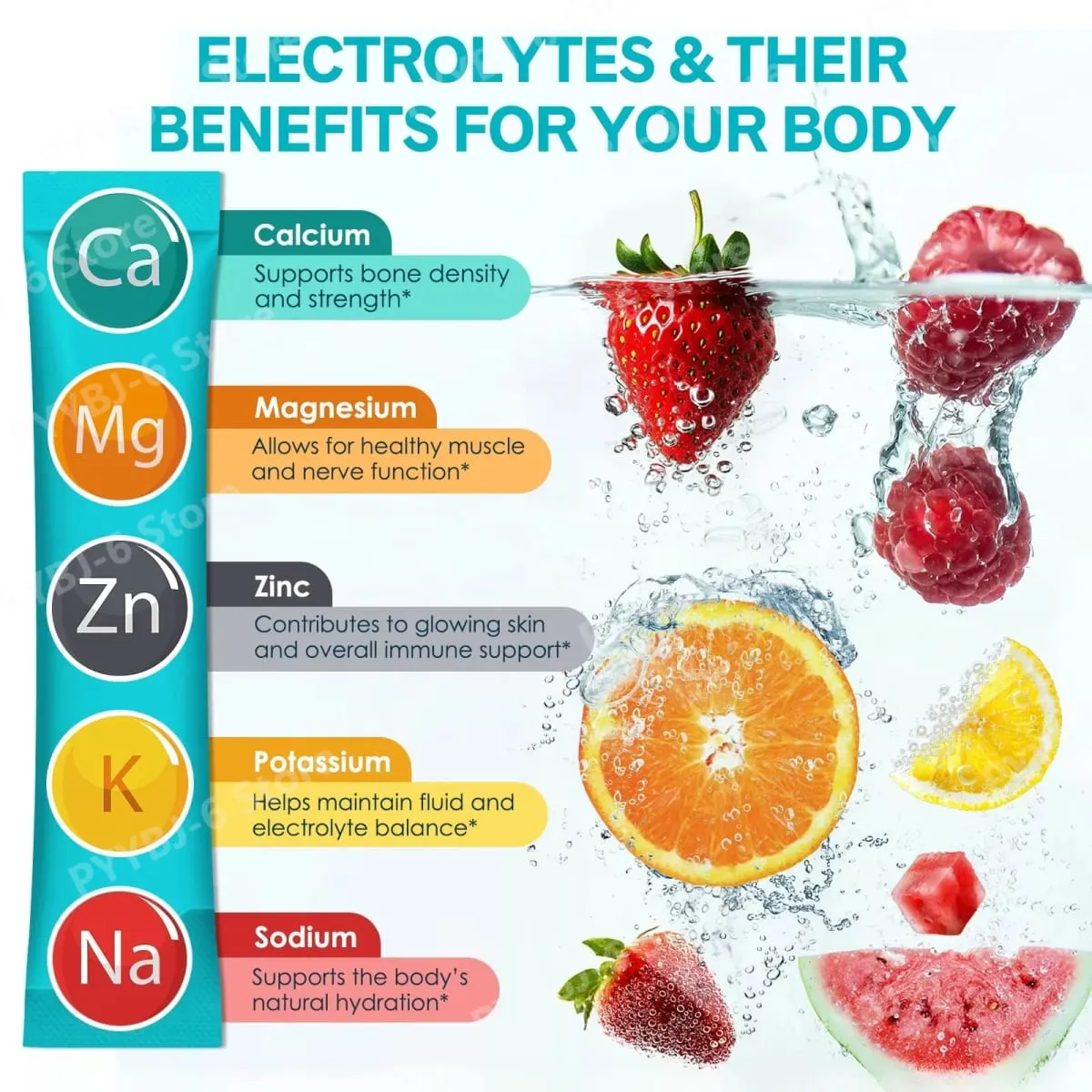 HolmanLabs Rebound 100 elektrolit-kiegészítő por, cukormentes hidratálás, béllátás, izom egészsége C-vitamin B6 B12 30 csomag — image 2