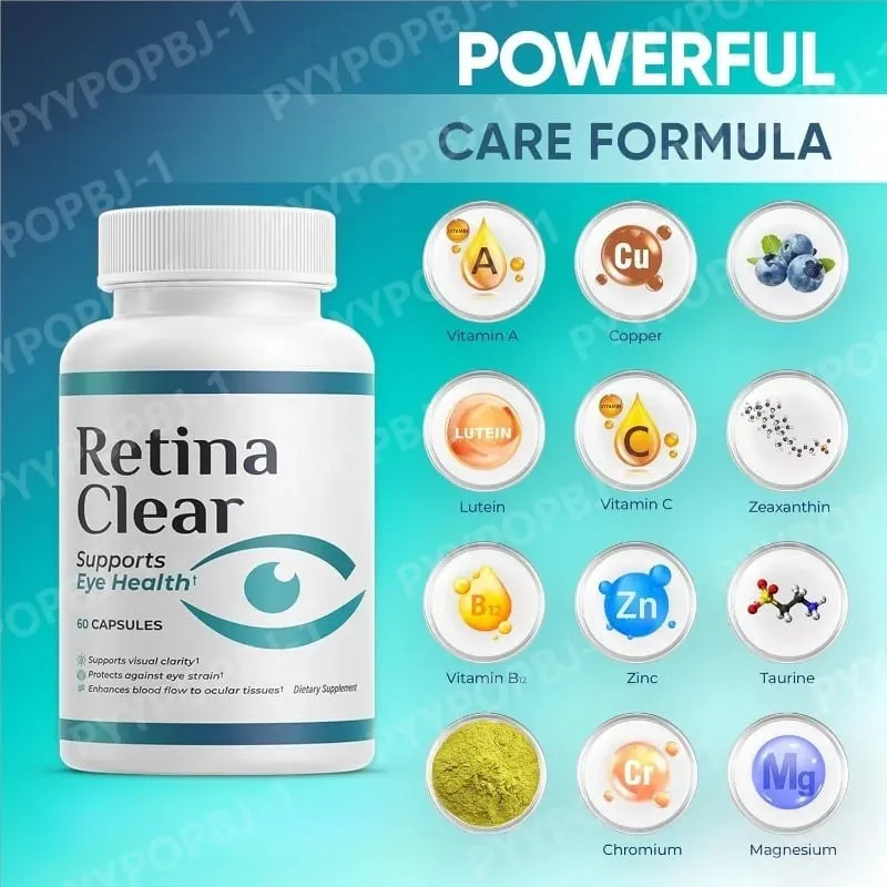 60 Count Eye Protection Capsules Supports Visual Clarity and Relief Eye Fatigue Supplement Contain Lutein multivitamin & Zinc — image 4