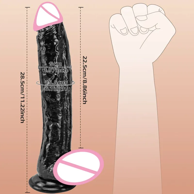Realistic Dildo with Suction Cup Penetration Anal G-Spot Masturbator Penis Adult Sex Toys Huge Dildos for Women Rubber Cock Gode — image 9