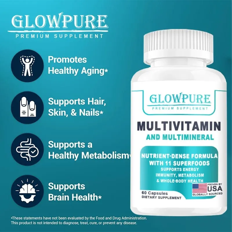 Organic Multivitamin nőknek – Teljes értékű táplálék B-komplex C D3- és K2-vitaminnal a stresszes immunitású hajbőrre és körmökre — image 3