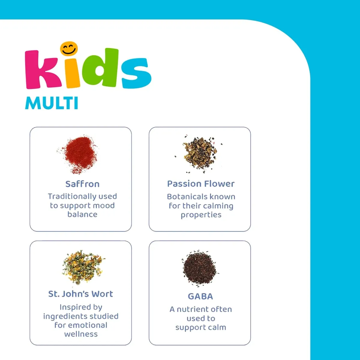 Mood Snacks - Kids Saffron Gummies Natural Berries Supplements Offer Mood Support and Calms Temper Tantrums Sugar Free Gummies