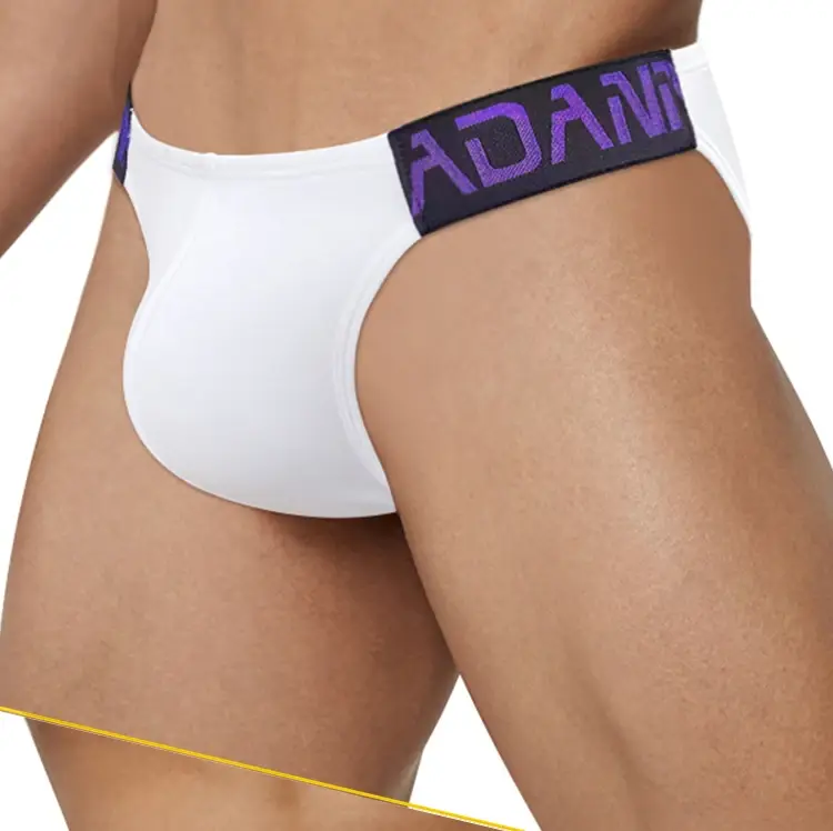 1PCS Men's ADANNU Modal Triangle Briefs Letter Waistband Soft Breathable Underwear — image 16