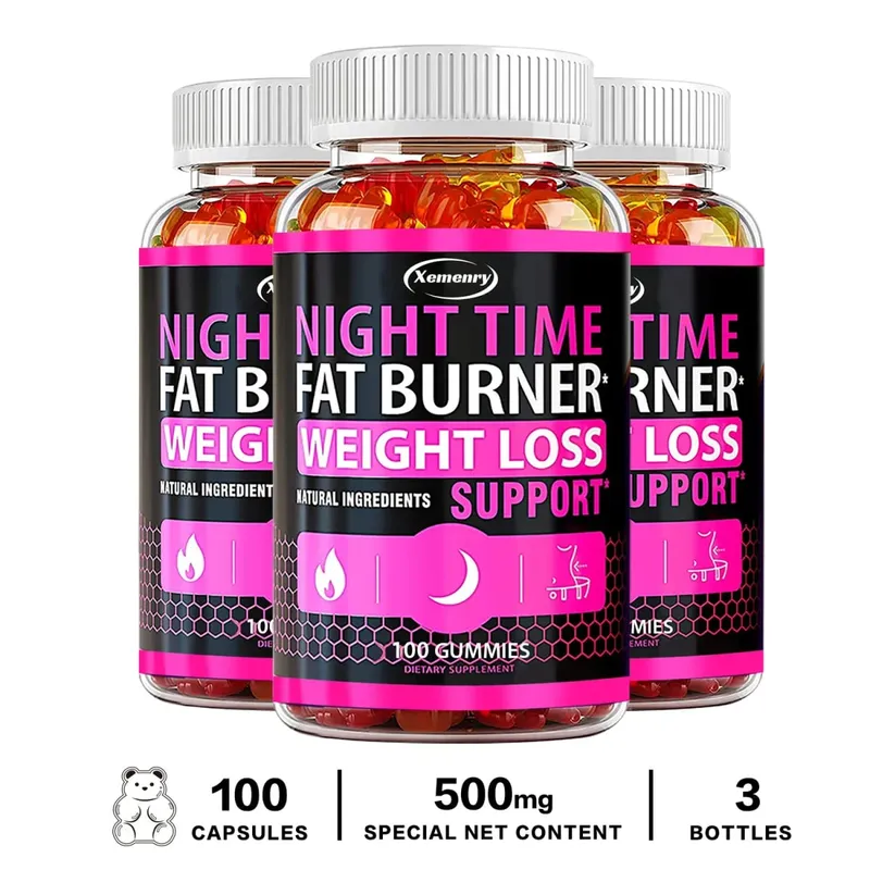 Nighttime Fat Burning Gummies - Fat Burning Metabolism Boosting Healthy Weight ManagementSupplementsSupplements — image 11