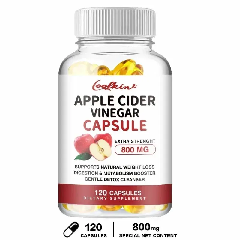 Apple Cider Vinegar Capsules - Fat Burning Appetite Suppressant Weight Management DetoxSupplements — image 9