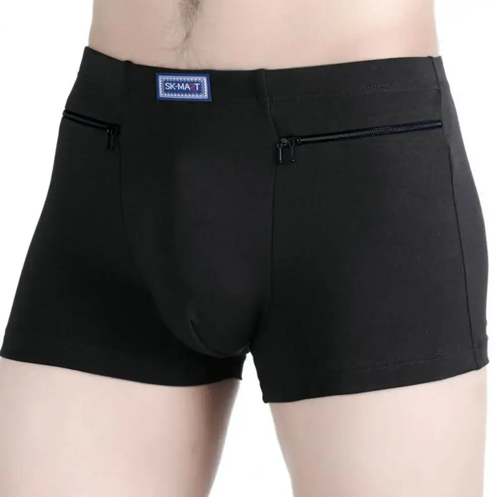 Panlalaking Kasuotang Panloob na Panlaban sa Pagnanakaw Brief Boxer Panty Walang Seamless Elastic Panties na Panlalaki Cotton U-Bump Panlalaki Shorts Briefs Pang-araw-araw na Kasuotan — image 10