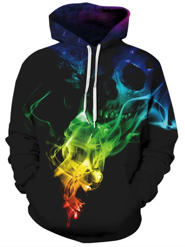 Men's Hoodies Animal Cat Print 3D Patternv Hooded Autumn Pullover Sweatshirt na May Pocket Hoodie Streetwear Maluwag Kumportable — image 1
